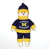 Michigan Wolverines 10 Snowflake Friends Snowman - NCAA College Athletics