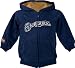 Milwaukee Brewers Infant Zipfront Hooded Sweatshirt - 12 months