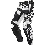 Fox Racing Pee Wee 180 Undertow Youth Boys MX Motorcycle Pants w/ Free B&F Heart Sticker Bundle - Black / Size 6