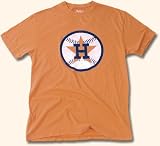 Houston Astros Retro Baseball Logo T-Shirt by Red Jacket (X-Large)