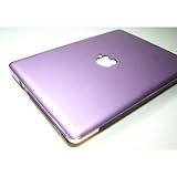 iSkin® Purple Crystal Hard Case Cover for New Macbook Pro 13.3 13 Aluminum Unibody Black Keyboard