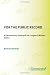 For the Public Record: A Documentary History of the League of Women Voters (Contributions in American Studies)