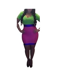 Girls Sexy Short Sleeves Bodycon Dress/Club Dress/Party Dress/Mini Dress 