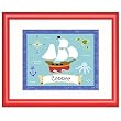 Pirates Red Personalized Print
