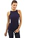 PattyBoutik Women's Crew Neck Sleeveless Ribbed Knit Top