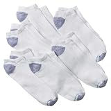 Girls' Fruit Of The Loom® White 6 pk No Show Ankle Socks