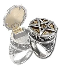 Thaumaturgic Poison Ring - Alchemy Gothic Pewter Ring