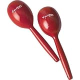 Tycoon Percussion Wood Maracas - Red Diamond Finish