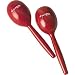 Tycoon Percussion Wood Maracas - Red Diamond Finish