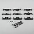 Flex-a-lite 3909 GatorClips Oil Cooler Mounting Clamps - Set of 9