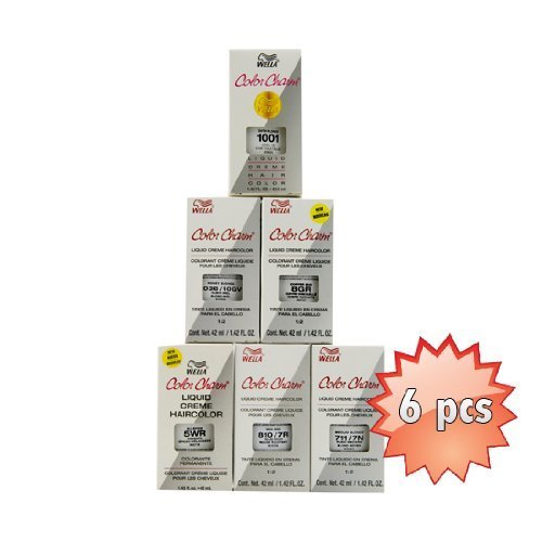 WELLA Color Charm 445 Light Auburn 6-Pack