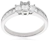 14k White Gold Diamond Bridal Ring (1 cttw, G-H Color, SI2 Clarity)