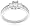 14k White Gold Diamond Bridal Ring (1 cttw, G-H Color, SI2 Clarity), Size 5