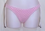 Guess Lilac Hearts Tunnel Side Tie Swimsuit-bottoms S