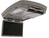 AUDIOVOX VOD1023P-GRAY 10.2 FLIP DOWN, ROOF MOUNT CAR MONITOR WITH BUILT IN DVD, CD, MP3 PLAYER + VIDEO GAME CONTROLLER INCLUDED + IR TRANSMITTER + FM TRANSMITTER + DOME LIGHTS AND WIDE SCREEN DISPLAY