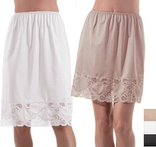 Classic Half Slip in 18 & 24 Length - Antistatic Non-Cling Fabric