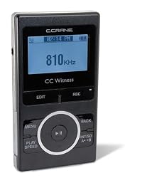 CC Witness 2GB Digital Recorder/MP3 players with AM/FM