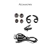 Bluetooth Headset Stoon Best in Ear Headphones Sweatproof Wireless Earphones for Running Clear Bass Resonance Noise Cancelling Earbuds with Mic & Stereo for iphone, iPad, Android-Black
