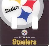 Pittsburgh STEELERS NFL Double Light Switch Plate Cover