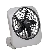 O2Cool 1041 Indoor/Outdoor Battery/AC-Powered 5-Inch Personal Fan