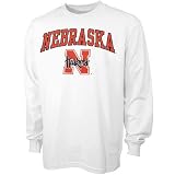 Nebraska Cornhuskers White Bare Essentials Long Sleeve T-shirt