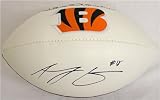 A.J. Green Autographed/Hand Signed Bengals Logo Football