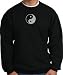 YIN YANG Yoga Martial Arts Meditation Adult Sweatshirt - Black