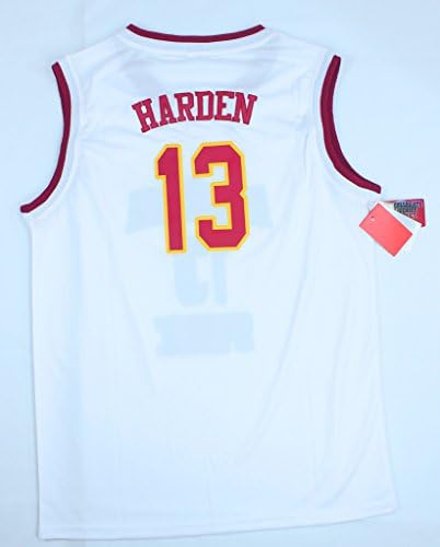 WYDF18MY Men's Arizona State Sun Devils James Harden 13 NCAA College Basketball Jersey L White