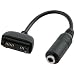 Eforcity 3.5mm Stereo Headset / Speaker Adaptor for Nokia Nokia: E60 / E61 / E70 / N70 / N71 / N80 / N90 / 3230 / 3250 / 5140 / 5140i / 6020 / 6021 / 6070 / 6101 / 6102 / 6102i / 6103 / 6125 / 6136 / 6155i / 6170 / 6230 / 6230i / 6233 / 6235 / 6235i / 6236 / 6236i / 6255 / 6255i / 6256 / 6256i / 6260 / 6265i / 6270 / 6280 / 6282 / 6288 / 6681 / 6682 / 6810 / 7260 / 7270 / 7360 / 7370 / 7710 / 9300 / 9300i / 9500