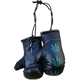 Mini Punch Boxing Gloves Miniature Novelties Key Chain Ganja Flagged