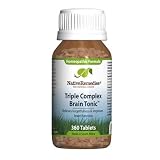 Native Remedies Triple Complex Brain Tonic (360 tablets) - for Mental Focus & Concentration