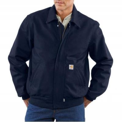 Buy !! for Carhartt FRJ198 Flame-Resistant All-Season Bomber Jacket Dark Navy Medium