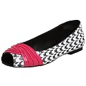 oh DEER! Women's Profitterol Peep Toe Flat