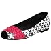 oh DEER! Women's Profitterol Peep Toe Flat,Houndstooth,7 M US