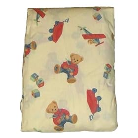Click here to buy Antique Toys Crib Sheet by Crown Crafts.