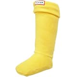 kids hunters wellies:Hunter Kids' Solid Welly Socks,Yellow,XS (US Little Kid 11-12 M)