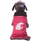 NCAA Washington State Cougars All Weather Resistant Protective Dog Outerwear