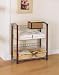 Wood Racks - Neu Home 10744 Organize It All Espresso 4-Tier Wood and Metal Rack
