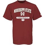Russell Mississippi State Bulldogs Maroon Football T-shirt