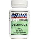NCI Advanced Research Dr. Hans Nieper Lithium Orotate Tablets, 200 Count