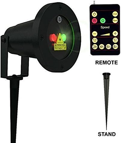 Droiee Laser Christmas Light Show LED Projector with Remote Control