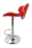 CLP - Tabouret de bar &laquo; Las Vegas &raquo; - rouge