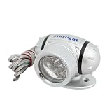 Amico Plastic Blue Red White 6 LED Reverse Light for DC 12V Car Vehicle