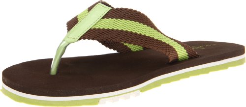 Cole Haan Sandals Cole Haan Kids North Sail Flip Flop (Little Kid/Big Kid),Brown,5 M US Big Kid