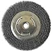 Westward 4EDR8 Wire Wheel, 7 In D, Steel, 0.0140 Wire