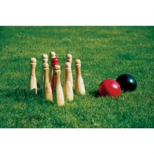 Wooden Skittles Set
