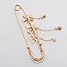 Maikun Triple Flowers Pendant Sweater Safety Breastpin Brooch