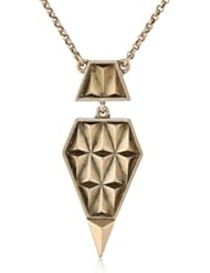 Sam Edelman Double Trapeze Pendant Necklace, 18"