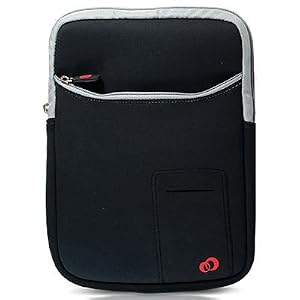 ASUS EeePC 1002HA, 1008HA, 1008P, S101, T101MT 1005HA, 1005 PE, 1005PR, 1001P BLACK Vertical With Pocket Soft NEOPRENE SLEEVE CASE Cover Pouch Carrying Bag