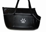 dog carrier bag - leatherette - 15'' x 8'' x 9'' #5319S